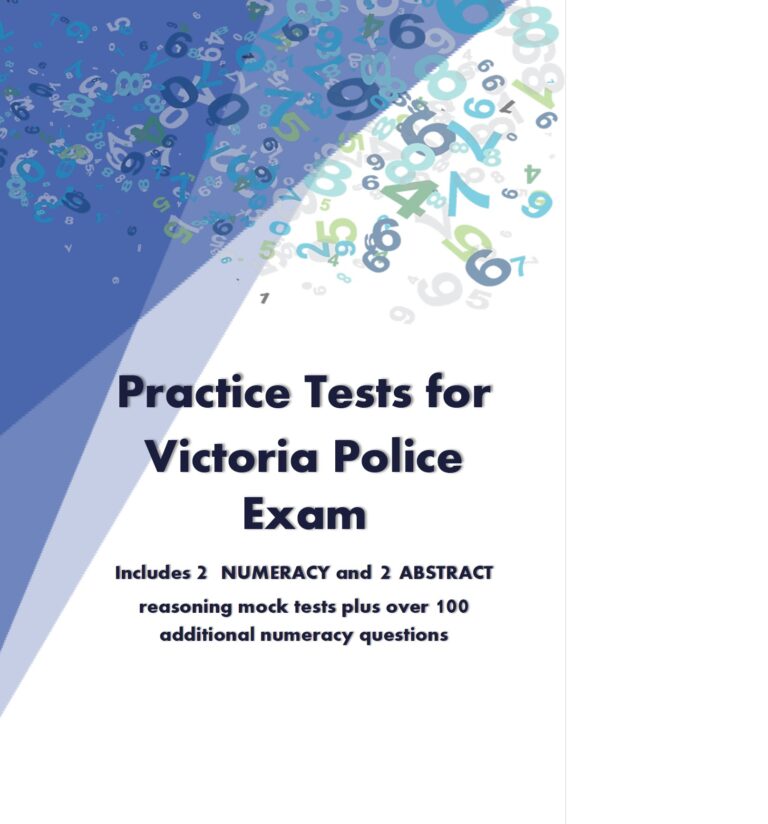 Police Practice Math Test Pdf victoria police practice tests - numeracy and abstract practice exam